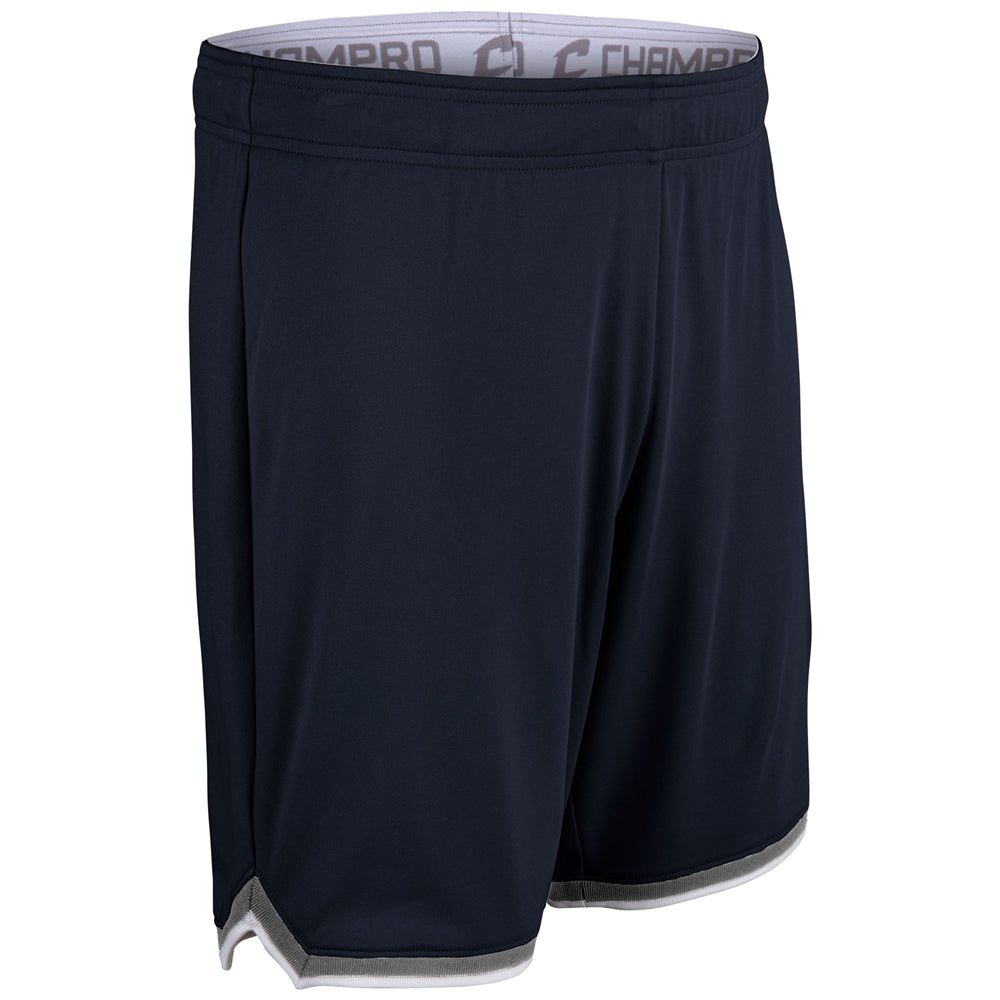 Forward Basketball Shorts - Navy Silver White - Adult - Extra-Large