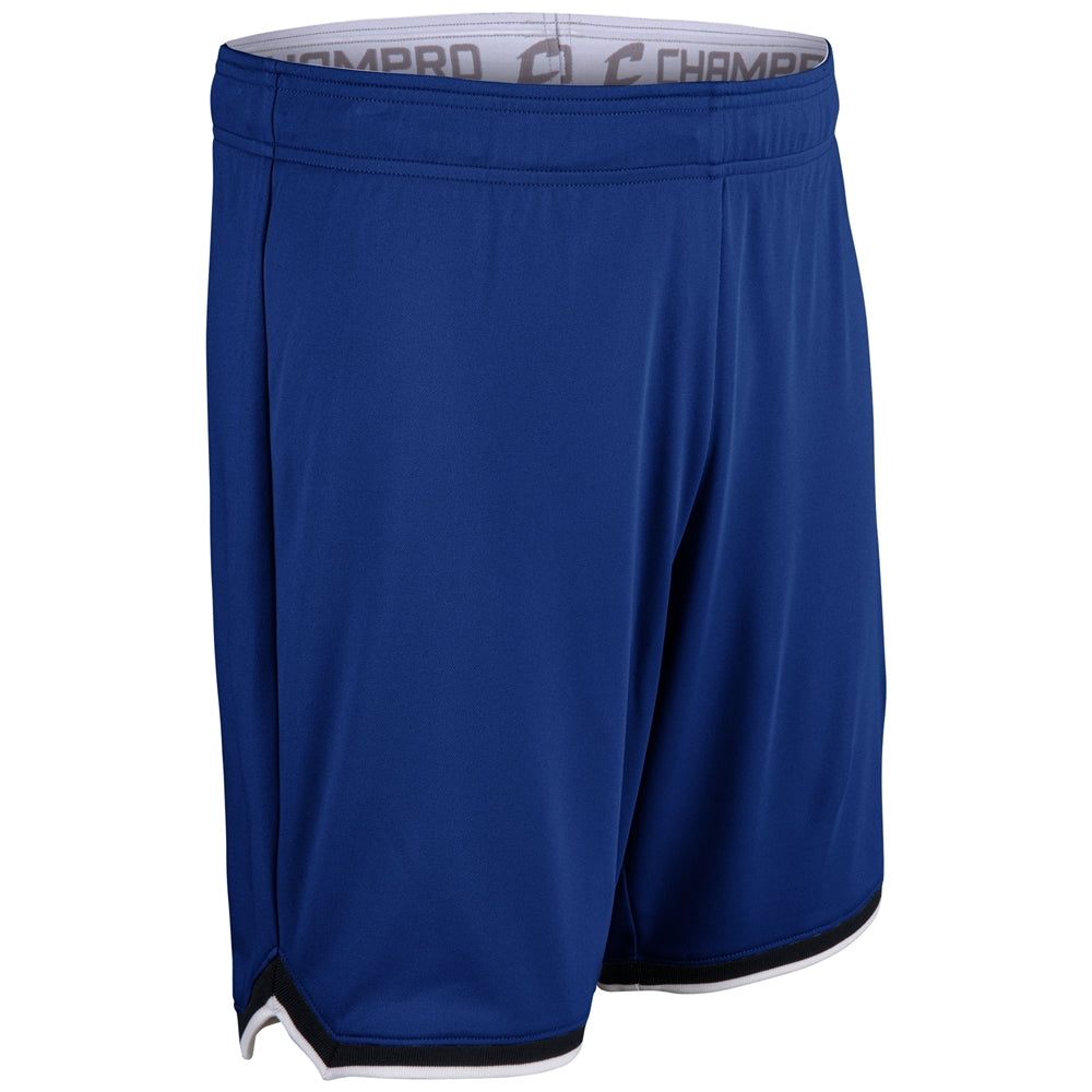 Forward Basketball Shorts - Royal Black White - Adult - Small