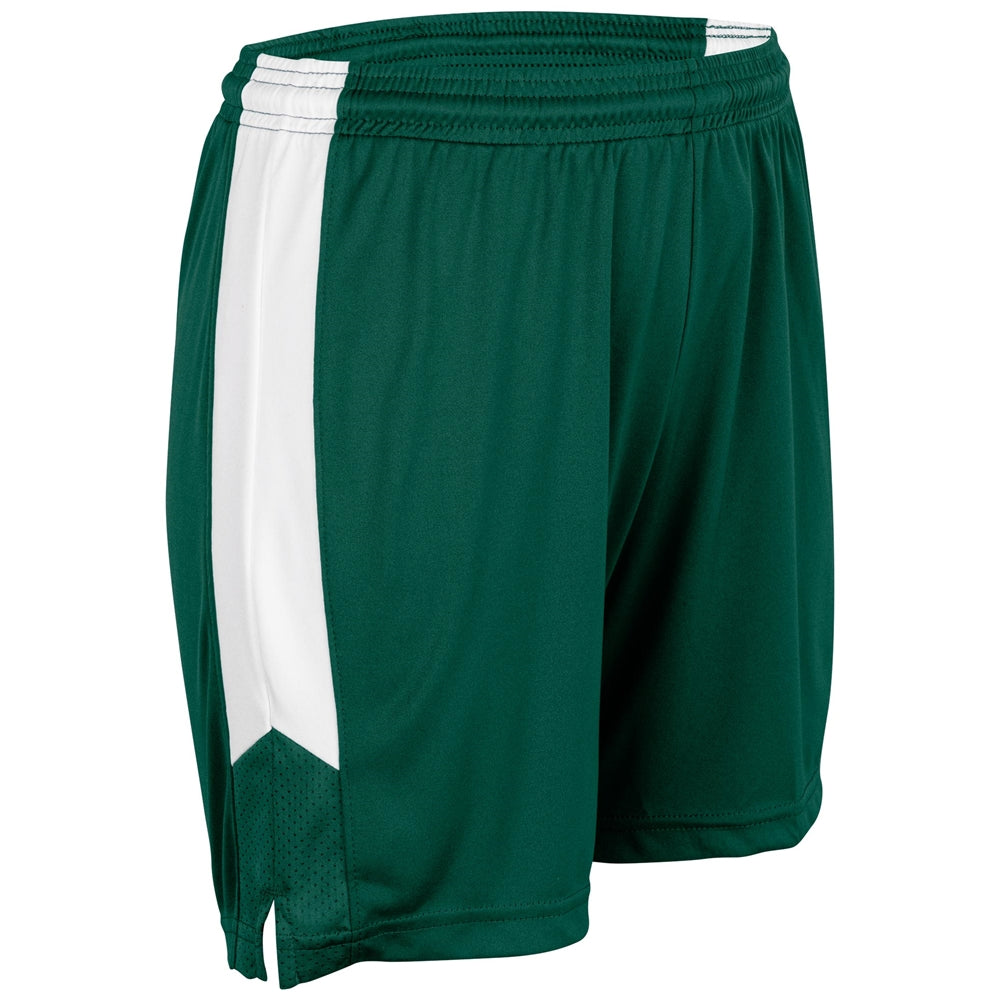 Dagger Basketball Short - Forest Green White - Womens - Small
