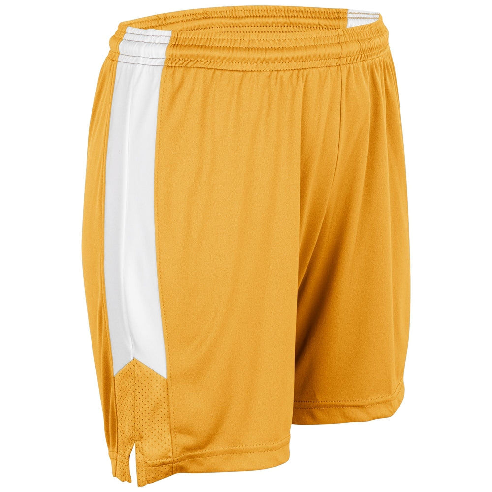 Dagger Basketball Short - Gold White - Womens - Extra-Large