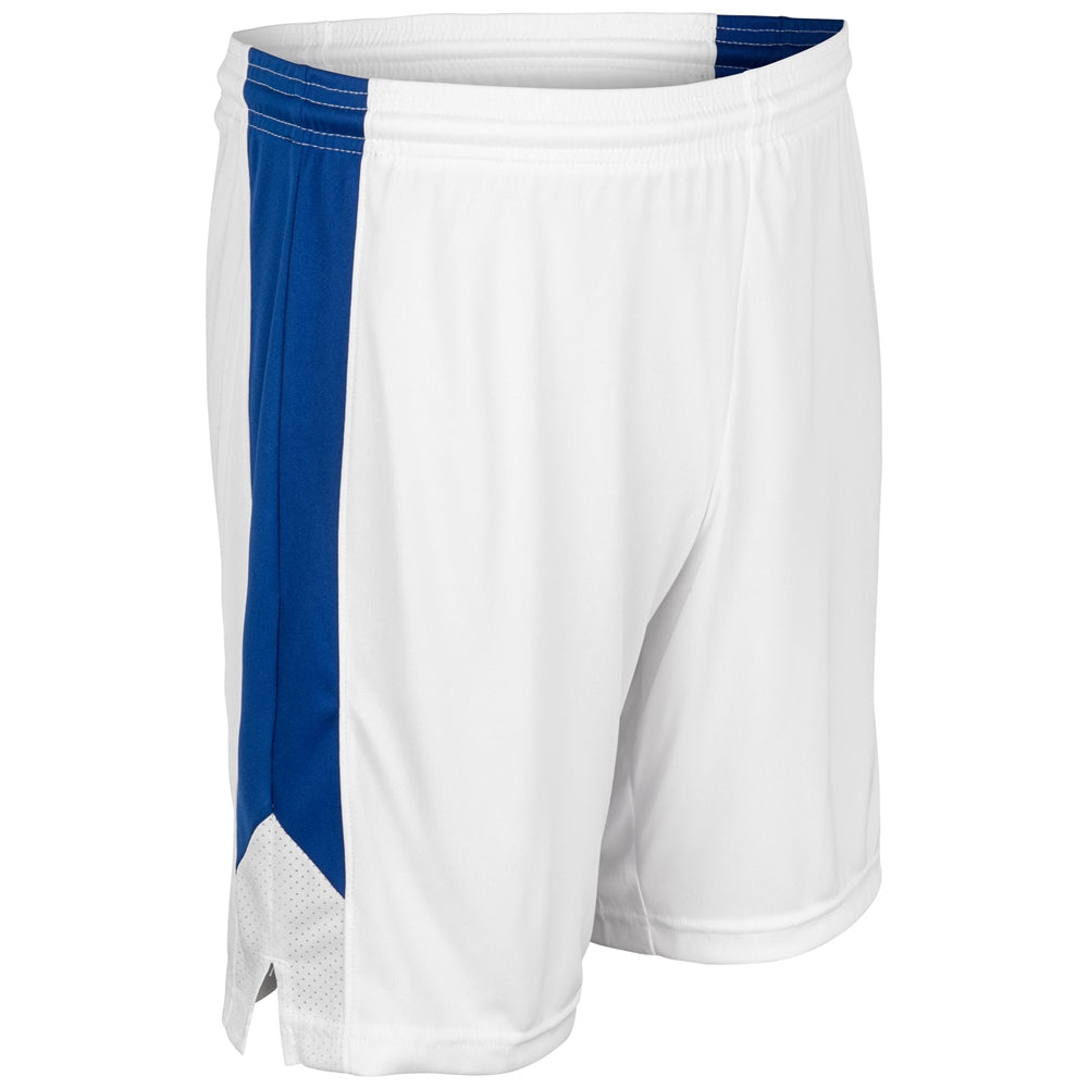 Dagger Basketball Short - White Royal - Adult - Medium