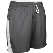 SWISH Reversible Basketball Short - Charcoal White - Womens - Large