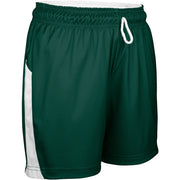 SWISH Reversible Basketball Short - Forest Green White - Womens - XXLarge