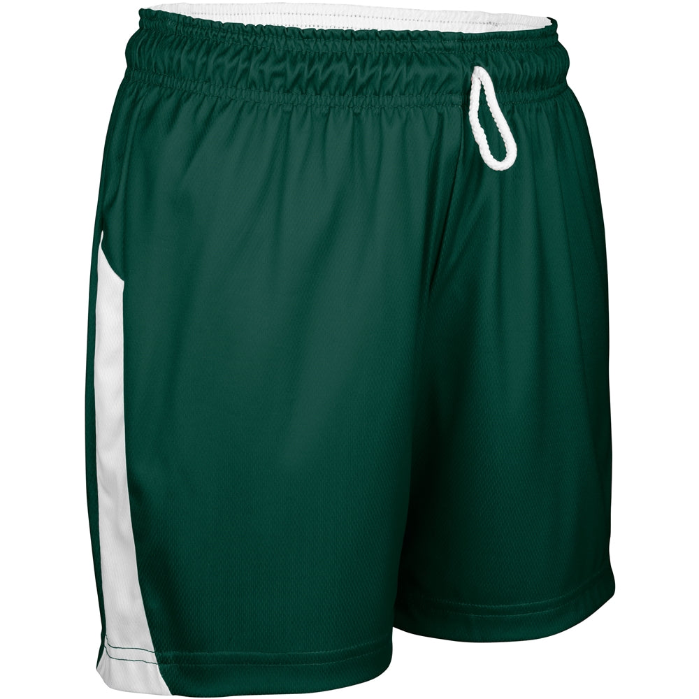 SWISH Reversible Basketball Short - Forest Green White - Womens - Medium