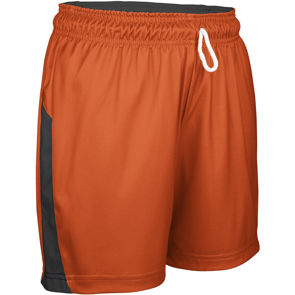 SWISH Reversible Basketball Short - Orange Black - Womens - Extra-Large