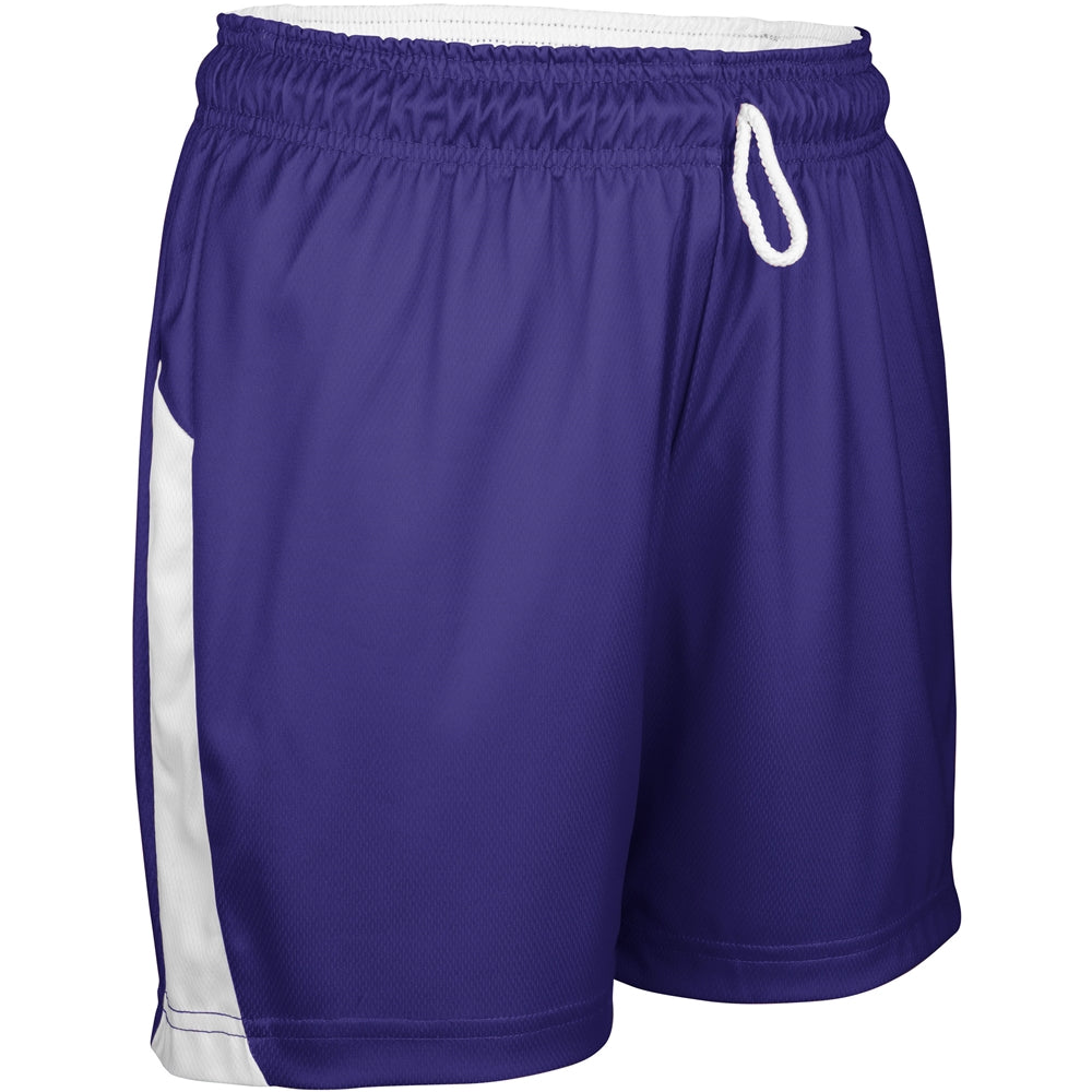 SWISH Reversible Basketball Short - Purple White - Womens - XXLarge