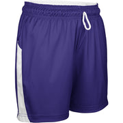 SWISH Reversible Basketball Short - Purple White - Womens - XXLarge