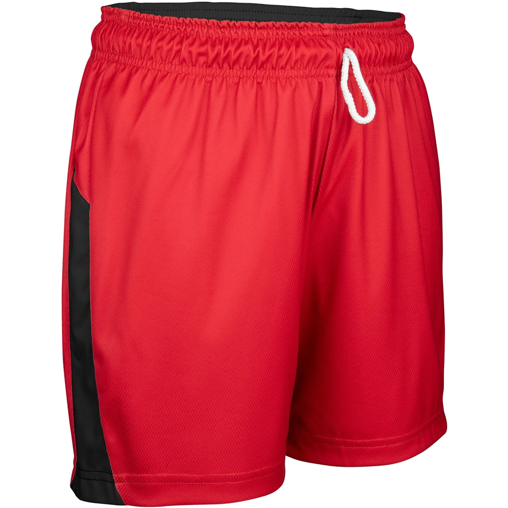 SWISH Reversible Basketball Short - Scarlet Black - Womens - Small