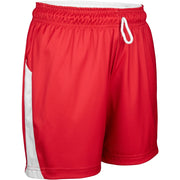 SWISH Reversible Basketball Short - Scarlet White - Womens - XXLarge