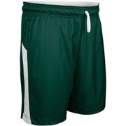 SWISH Reversible Basketball Short - Forest Green White - Youth - Small