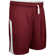 SWISH Reversible Basketball Short - Maroon White - Adult - Small