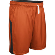 SWISH Reversible Basketball Short - Orange Black - Girls - Small