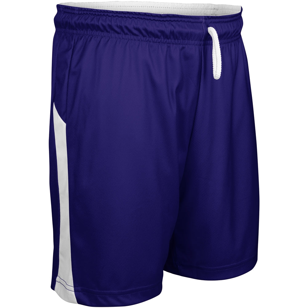 SWISH Reversible Basketball Short - Purple White - Youth - Small