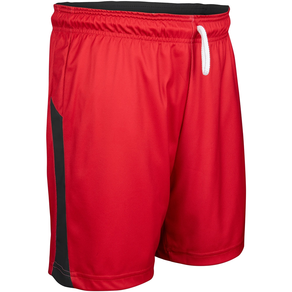 SWISH Reversible Basketball Short - Scarlet Black - Girls - Medium