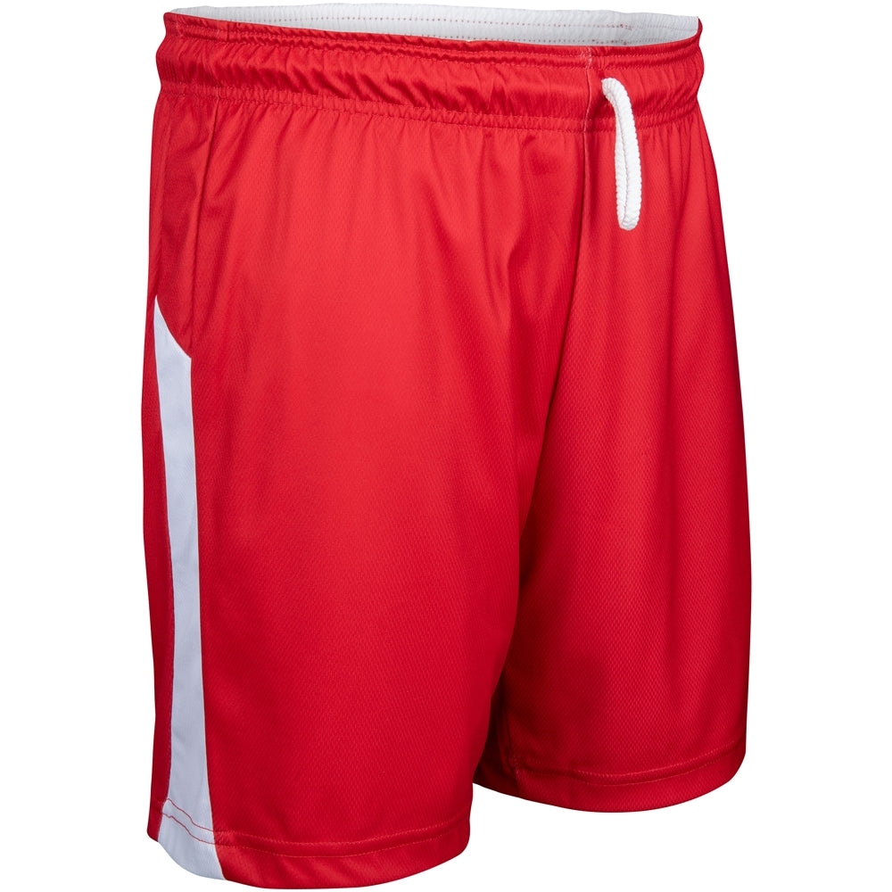 SWISH Reversible Basketball Short - Scarlet White - Youth - Small