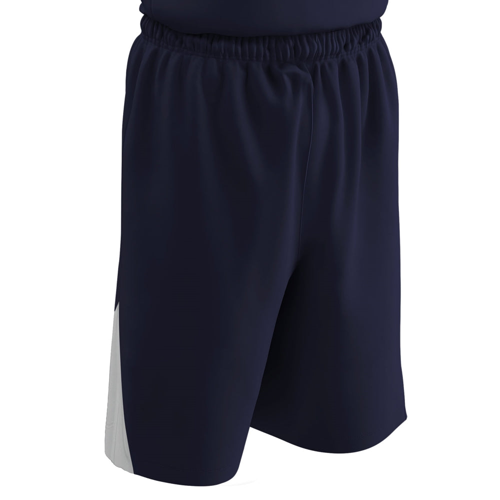 DRI-GEAR Pro-Plus Reversible Basketball Short - Navy White - Adult - Extra-Large