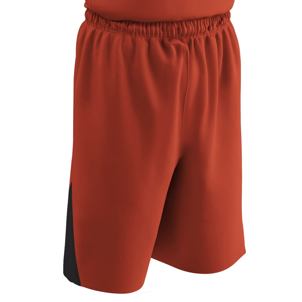 DRI-GEAR Pro-Plus Reversible Basketball Short - Orange Black - Adult - Extra-Large