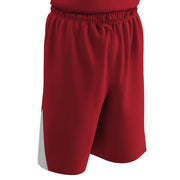 DRI-GEAR Pro-Plus Reversible Basketball Short - Scarlet White - Adult - 3XL