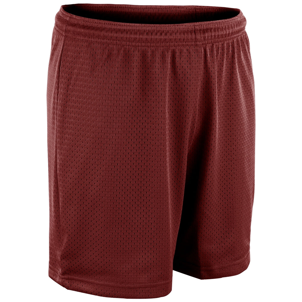 Dynamic Tricot Mesh Short- 7" - Cardinal - Adult - 3XL