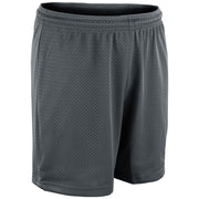 Dynamic Tricot Mesh Short- 7" - Charcoal - Adult - 3XL