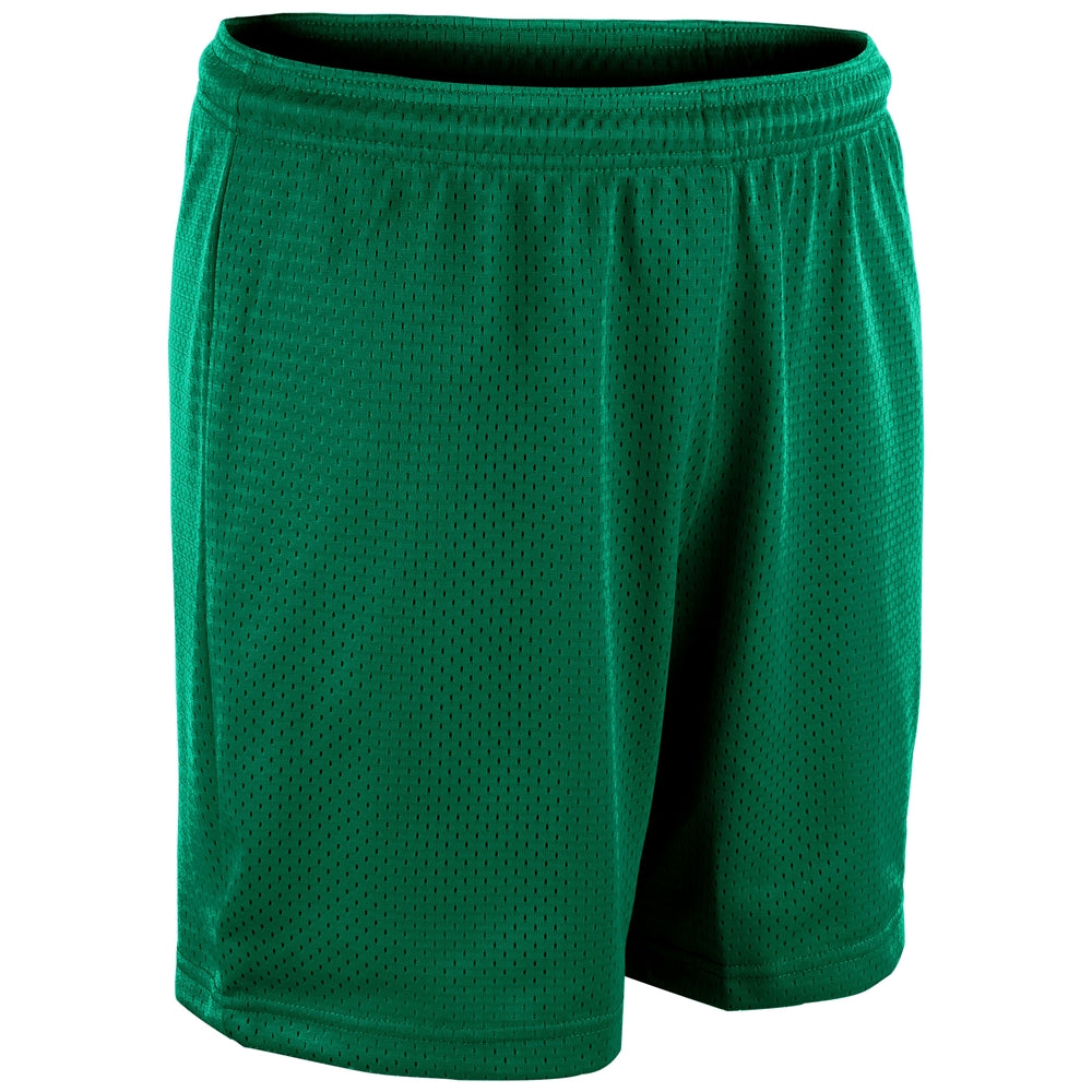Dynamic Tricot Mesh Short- 7" - Forest Green - Adult - Extra-Large