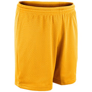 Dynamic Tricot Mesh Short- 7" - Gold - Adult - Extra-Large