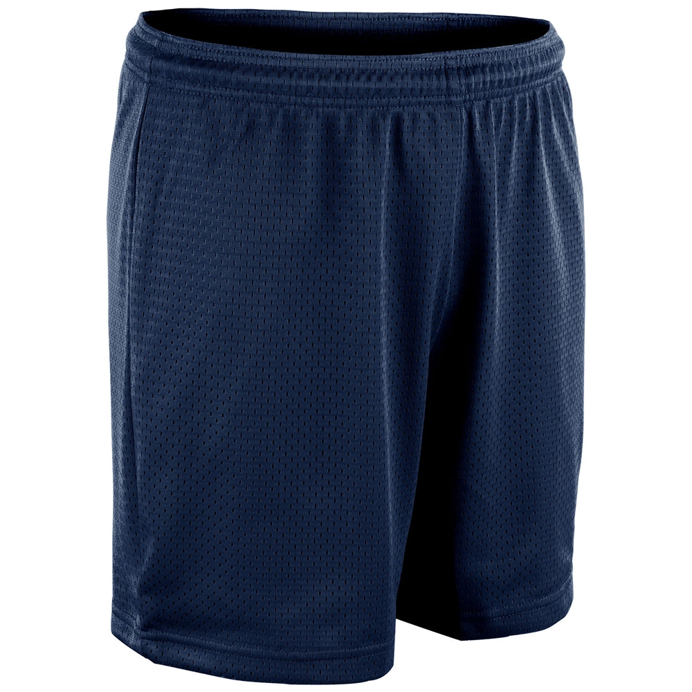 Dynamic Tricot Mesh Short- 7" - Navy - Adult - Small
