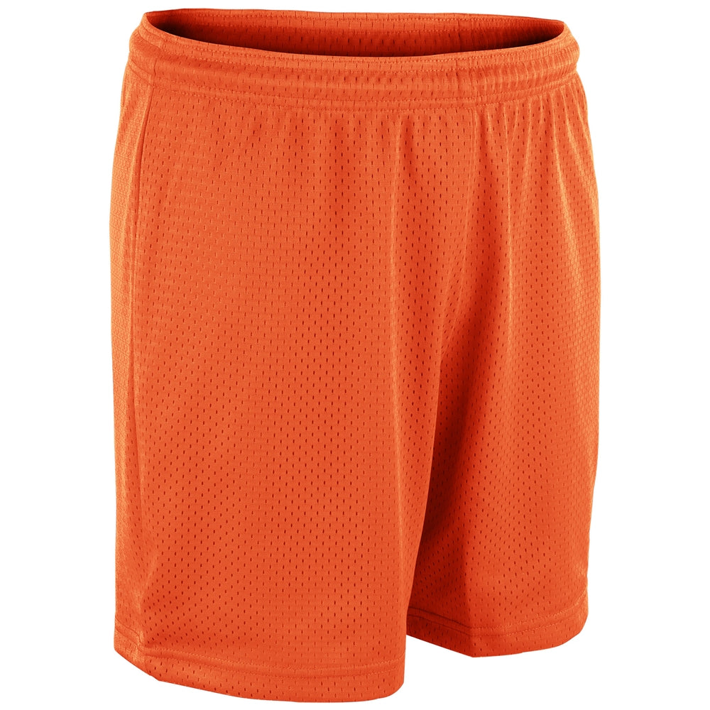 Dynamic Tricot Mesh Short- 7" - Orange - Adult - Large
