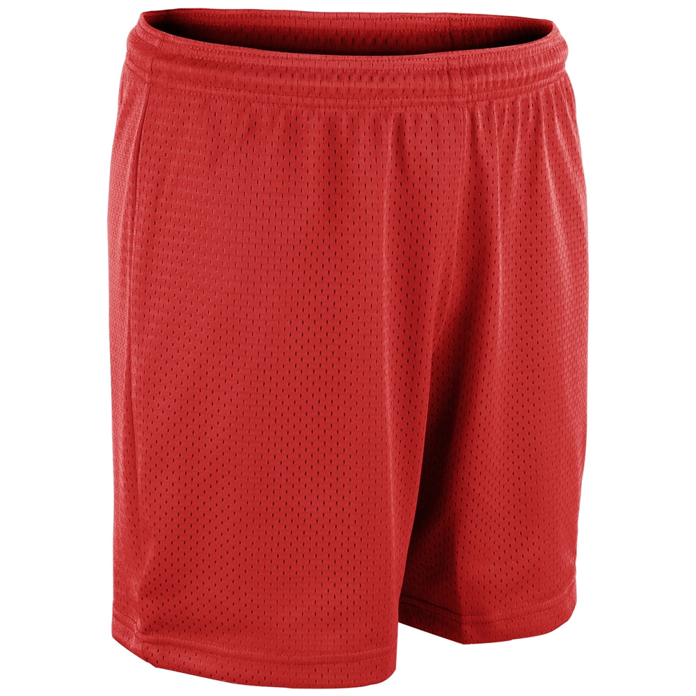 Dynamic Tricot Mesh Short- 7" - Scarlet - Adult - Extra-Large