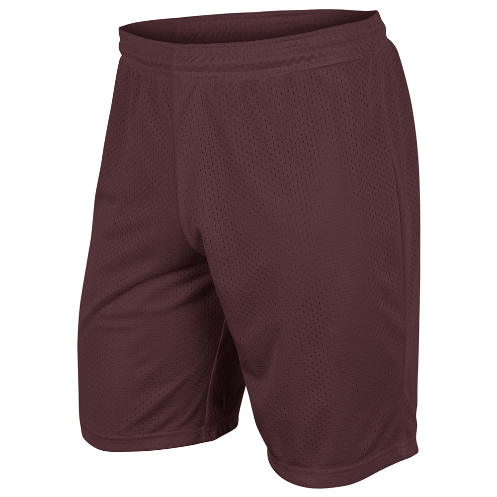 Dynamic Tricot Mesh Short - Maroon - Adult - Extra-Large