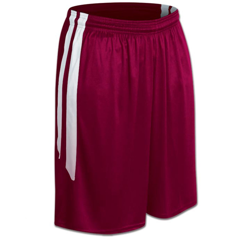 DRI-GEAR Muscle Basketball Short - Cardinal White - Womens - XXLarge