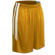 DRI-GEAR Muscle Basketball Short - Gold White - Womens - XXLarge