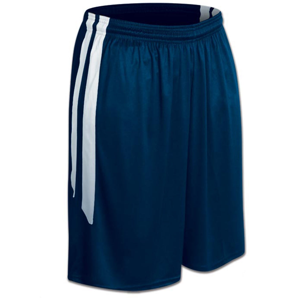 DRI-GEAR Muscle Basketball Short - Navy White - Womens - XXLarge