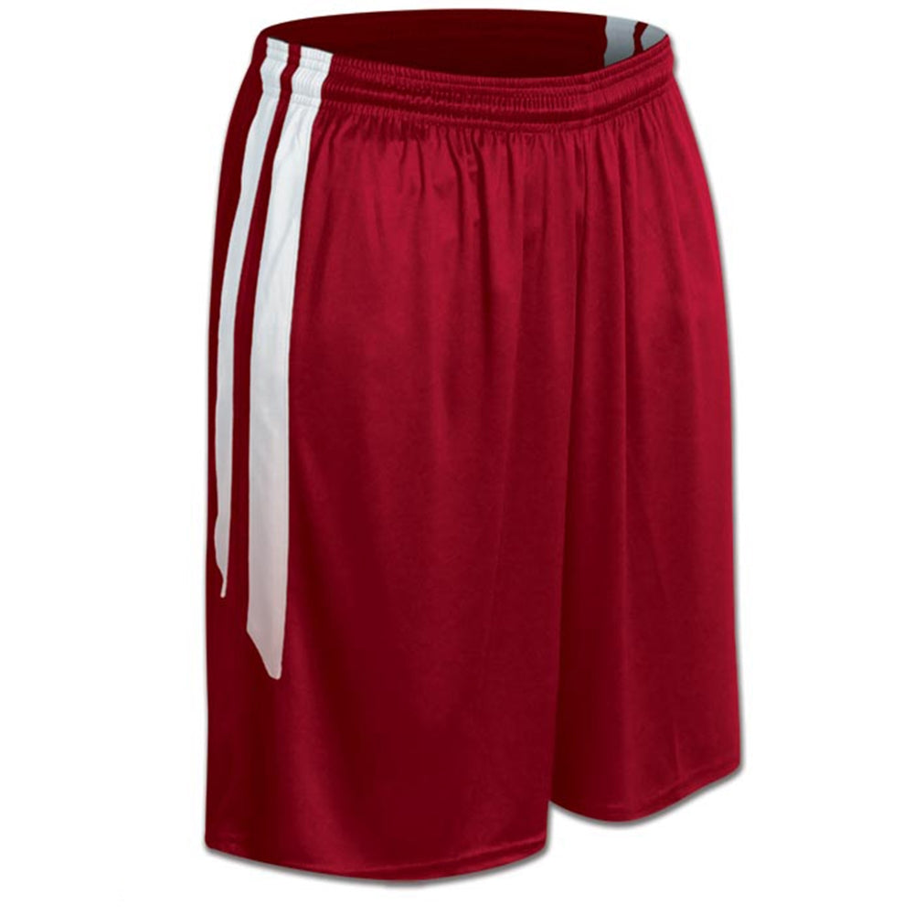 DRI-GEAR Muscle Basketball Short - Scarlet White - Womens - XXLarge