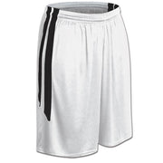 DRI-GEAR Muscle Basketball Short - White Black - Womens - XXLarge