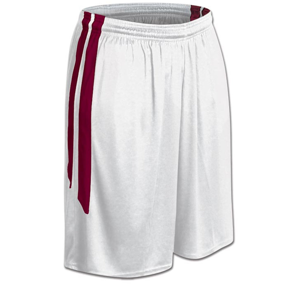 DRI-GEAR Muscle Basketball Short - White Cardinal - Womens - Extra-Large