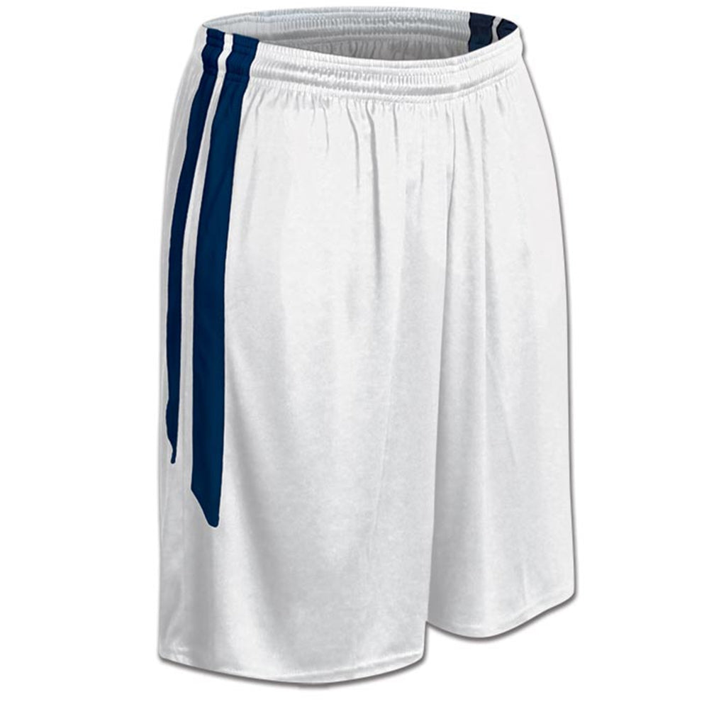 DRI-GEAR Muscle Basketball Short - White Navy - Womens - XXLarge