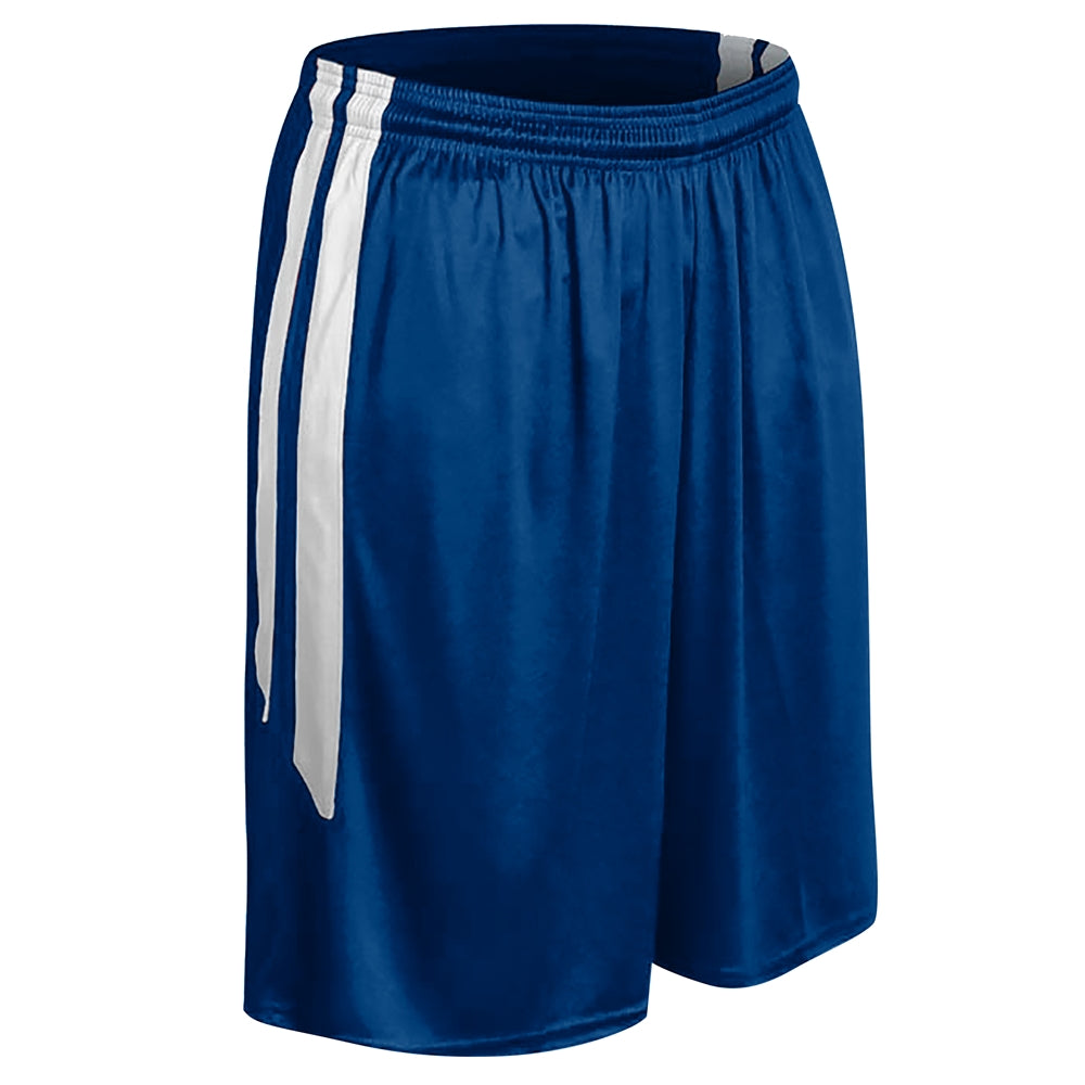 DRI-GEAR Muscle Basketball Short - Navy White - Adult - 3XL