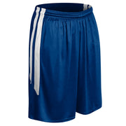 DRI-GEAR Muscle Basketball Short - Royal White - Adult - Large