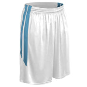 DRI-GEAR Muscle Basketball Short - White Light Blue - Youth - Small
