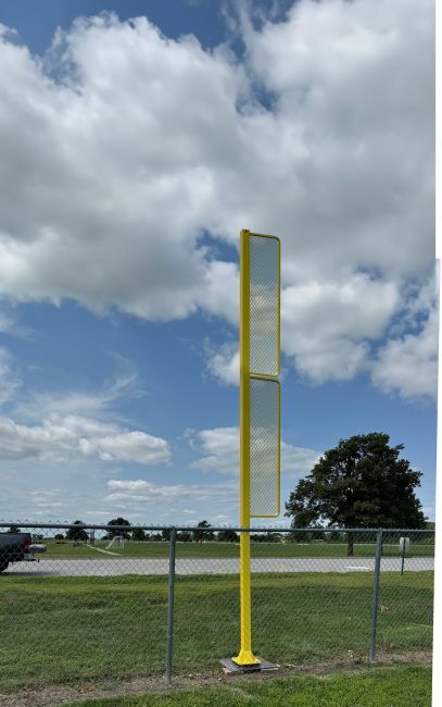 16' Direct Bury Steel Foul Poles (pr)