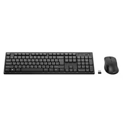 Belkin Full-Size Wireless Keyboard and Mouse Combo with Number Pad - Black