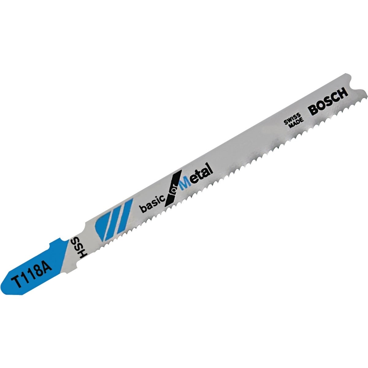 Bosch T-Shank 3-5/8 In. x 24 TPI High Carbon Steel Jig Saw Blade, Basic for Metal (5-Pack)