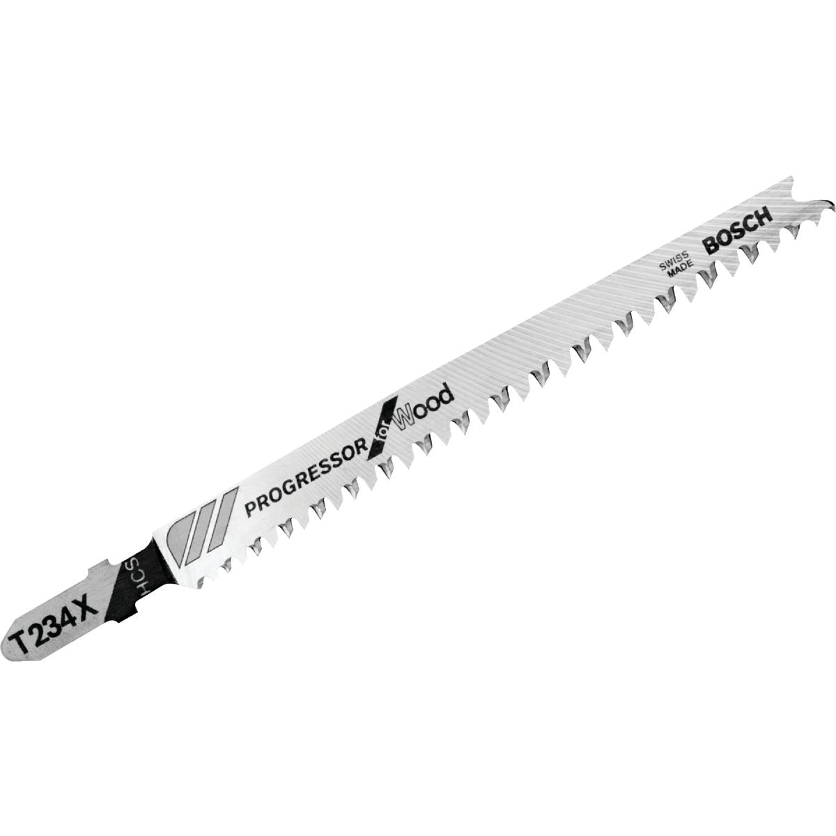 Bosch T-Shank 4-1/2 In. x 8-12 TPI High Carbon Steel Jig Saw Blade, Progressor for Wood (5-Pack)