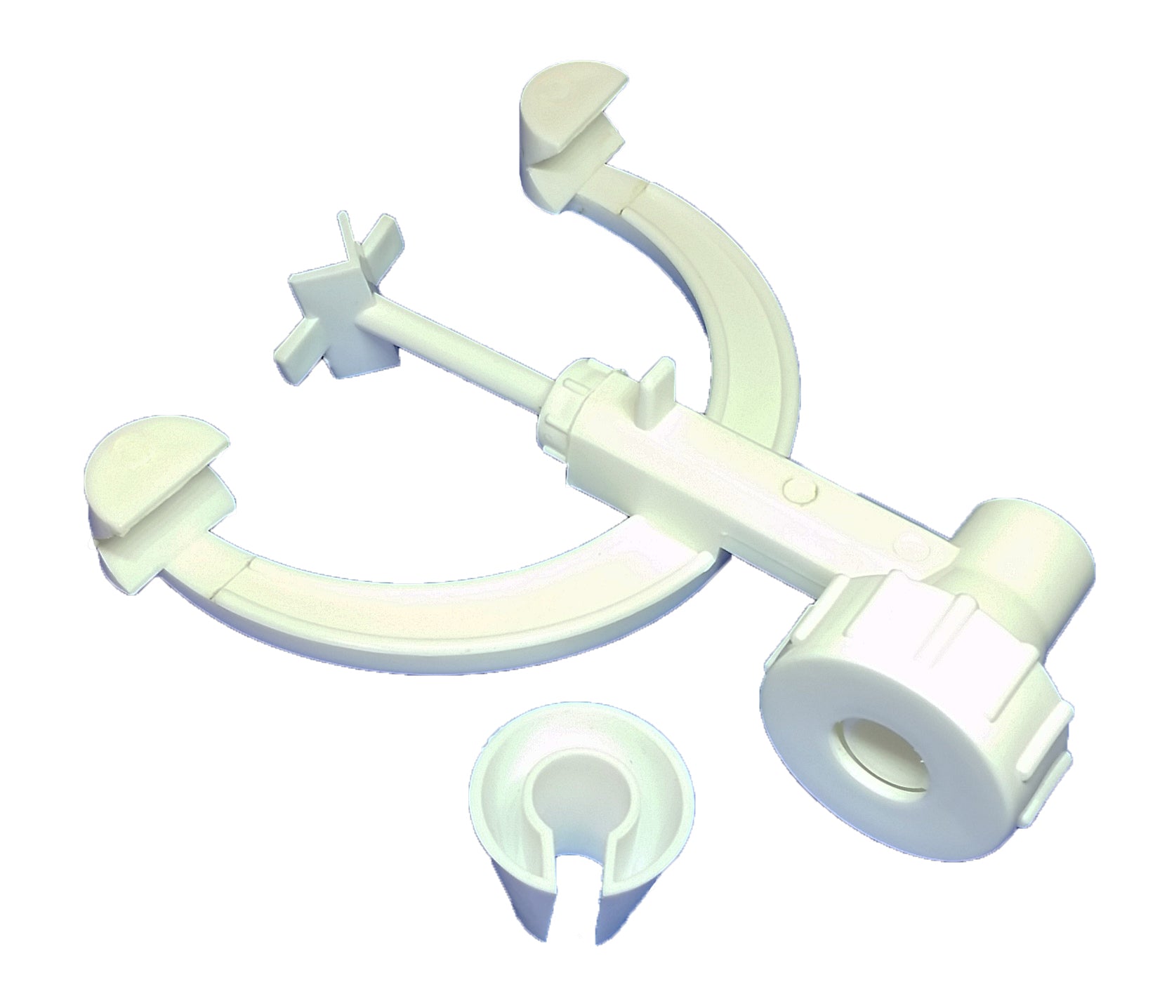 Clamp Buret, Fisher Style, Single, PP
