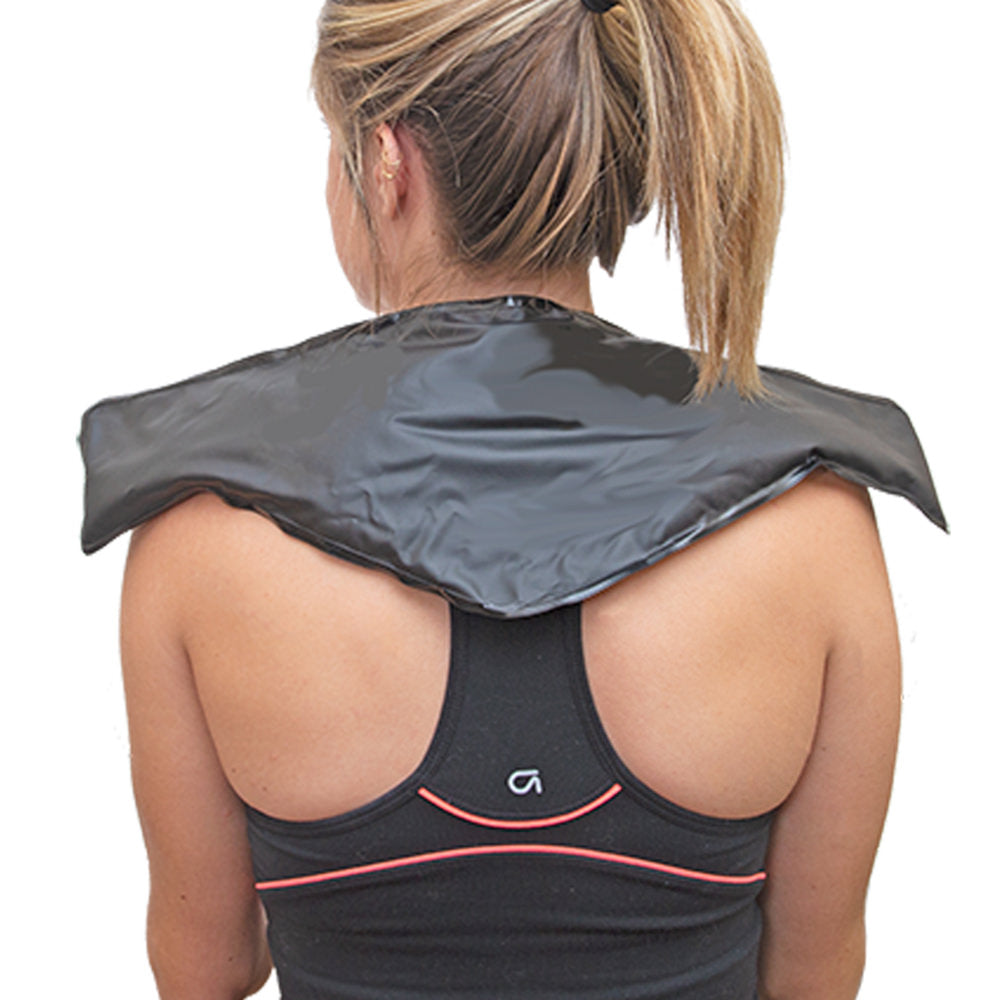 Body Med Cold Pack Neck Contour 23", Black, Urethane