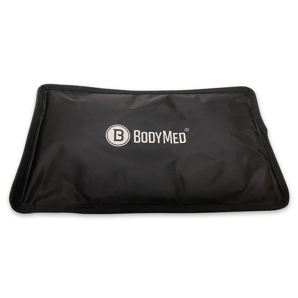 Bodymed Cold Pack With Pvc/Nylon Double Layer Cover, Black, 12" X 7", Half Size