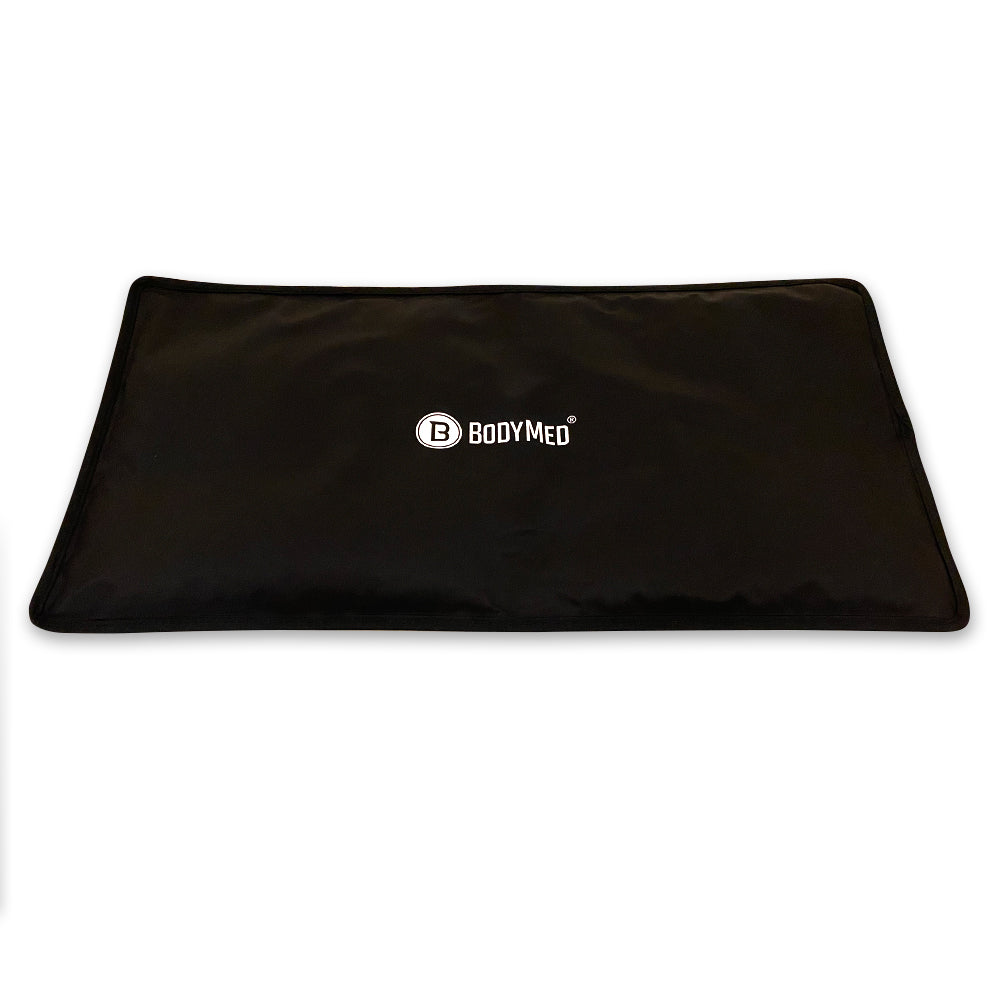 Bodymed Cold Pack With Pvc/Nylon Double Layer Cover, Black, 21" X 11", Oversize
