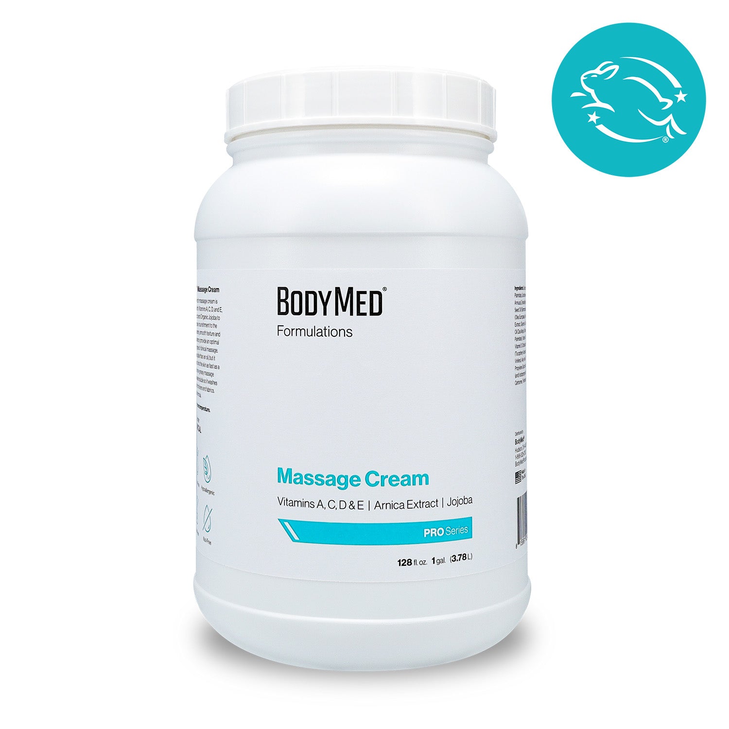Bodymed Massage Cream 128Oz Jar