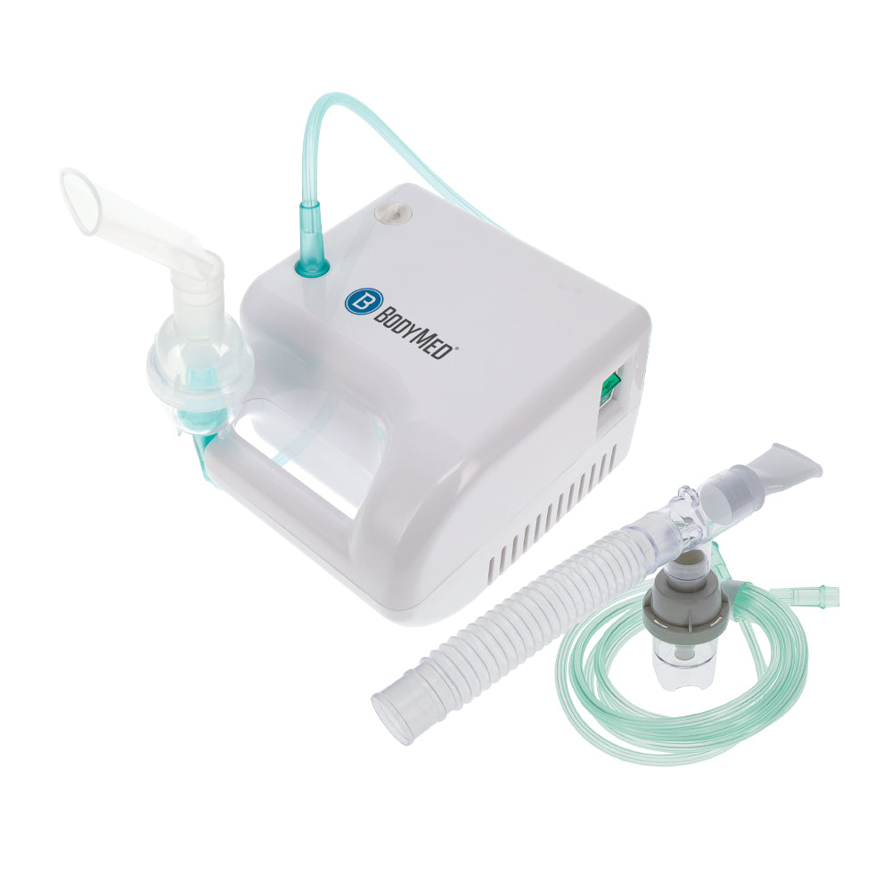Bodymed Compressor Nebulizer System, Compact Design, With Disposible And Reusable Nebulizer Kit Included